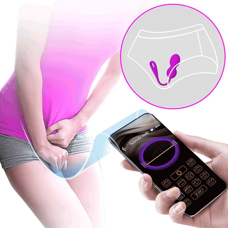 Palline Kegel Vibranti Pretty Love Elvira — 12 Modalità, Viola