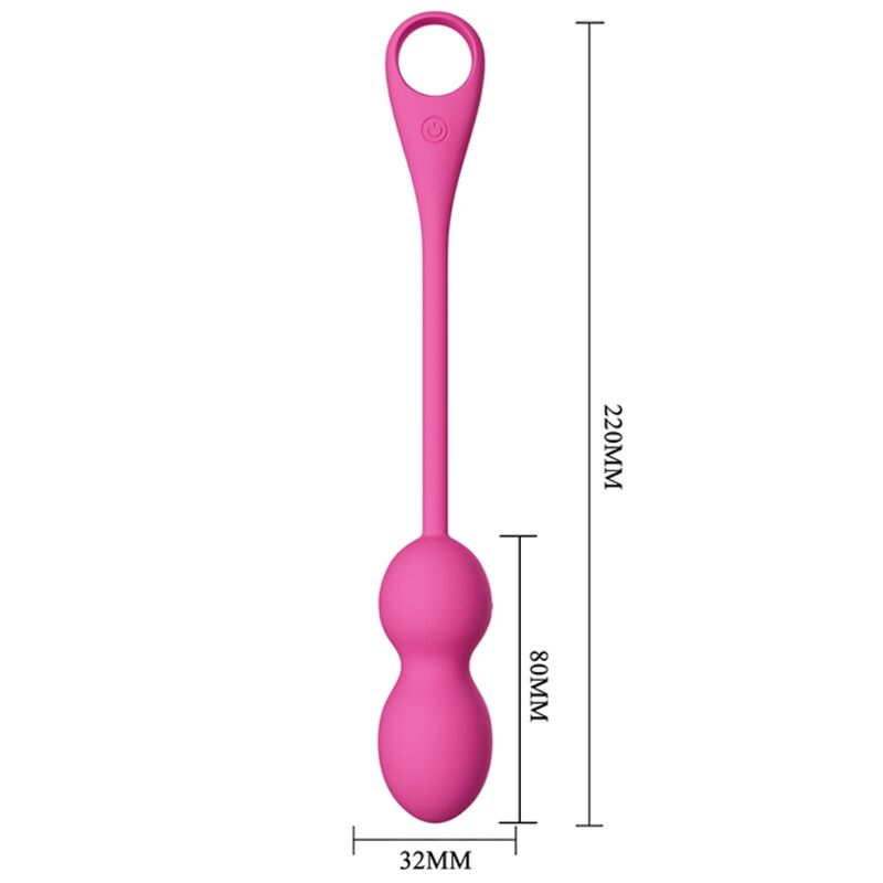 Palline Kegel Vibranti Pretty Love Elvira — 12 Modalità, Rosa