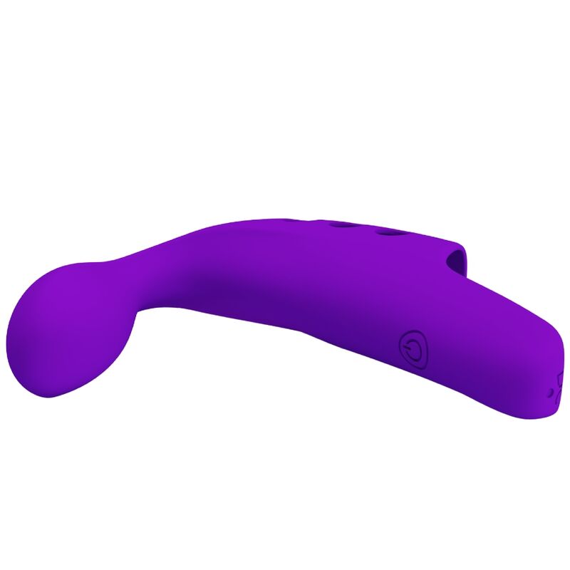 Vibratore da Dita Ricaricabile Pretty Love Gorgon — Viola