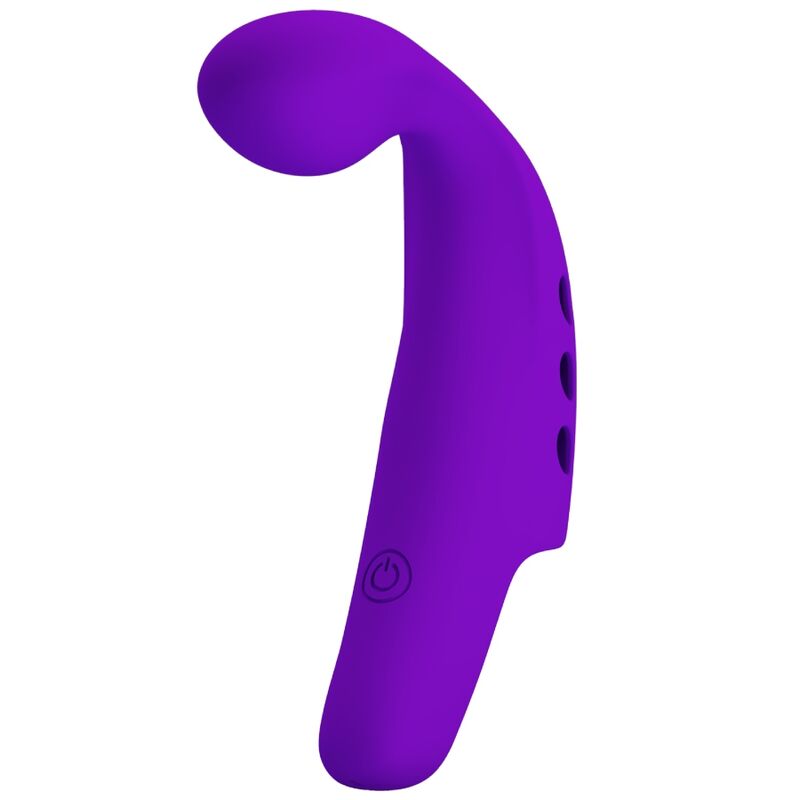 Vibratore da Dita Ricaricabile Pretty Love Gorgon — Viola