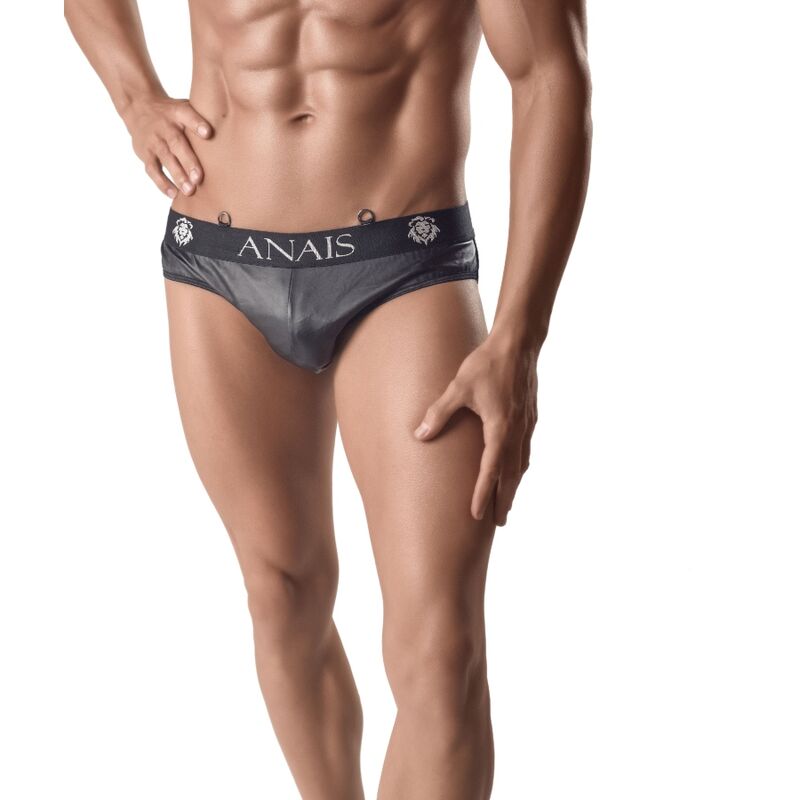 Slip Sexy da Uomo Anais Men Ares — Pelle e Rete, Taglia XL