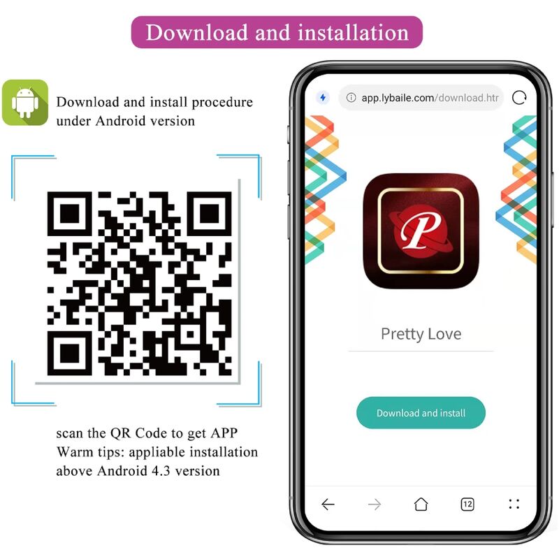 Plug Anale Vibrante App Pretty Love Jefferson — Nero