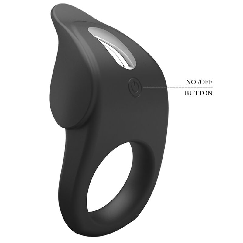 Anello Fallico Vibrante Pretty Love Susanna — Silicone, Nero