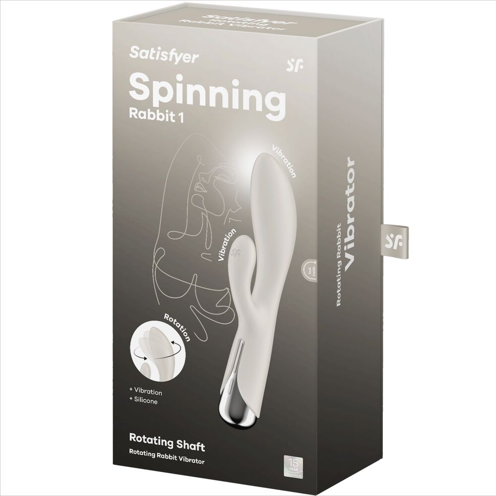 Vibratore Rabbit Clitoride e Punto G Satisfyer Spinning Rabbit 1