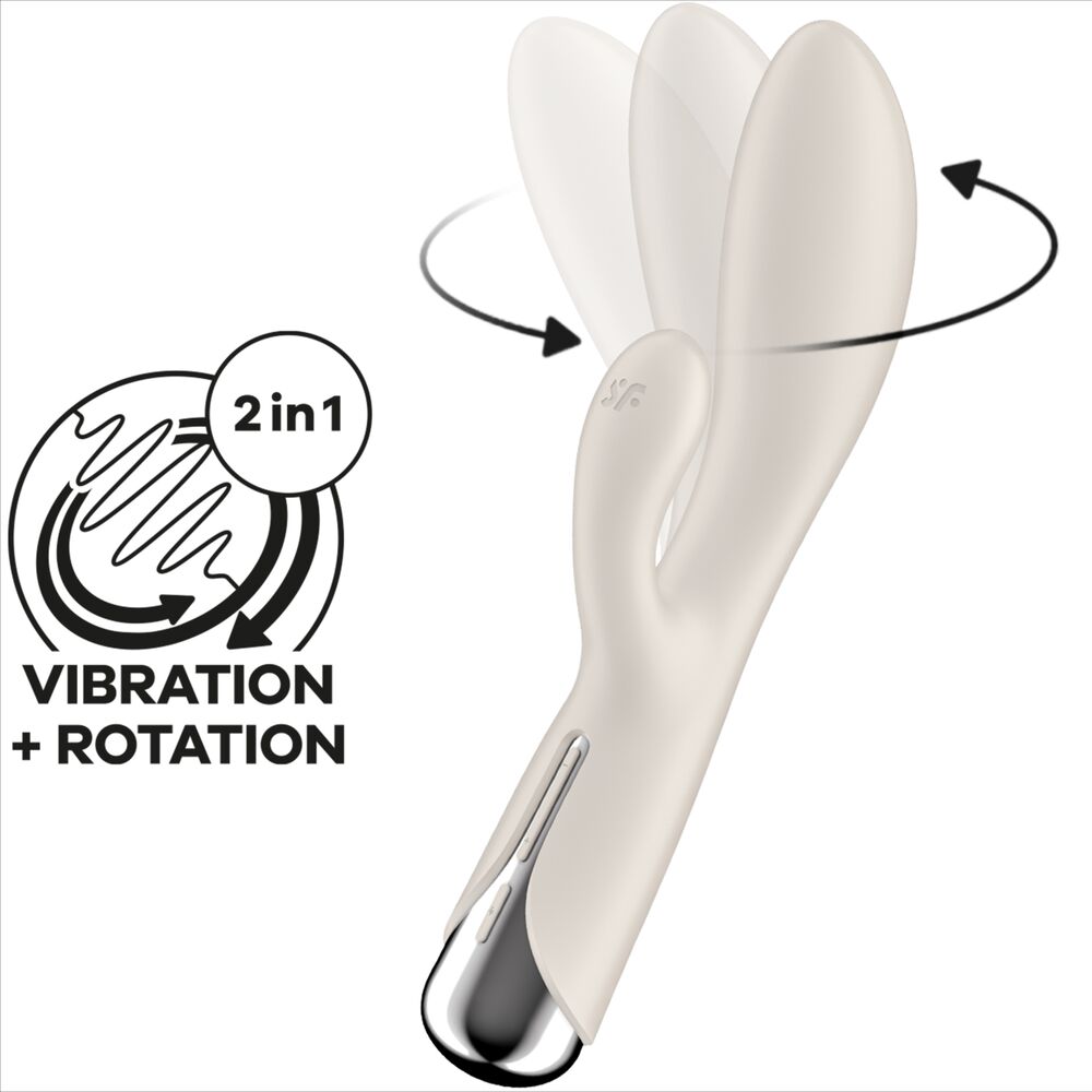 Vibratore Rabbit Clitoride e Punto G Satisfyer Spinning Rabbit 1