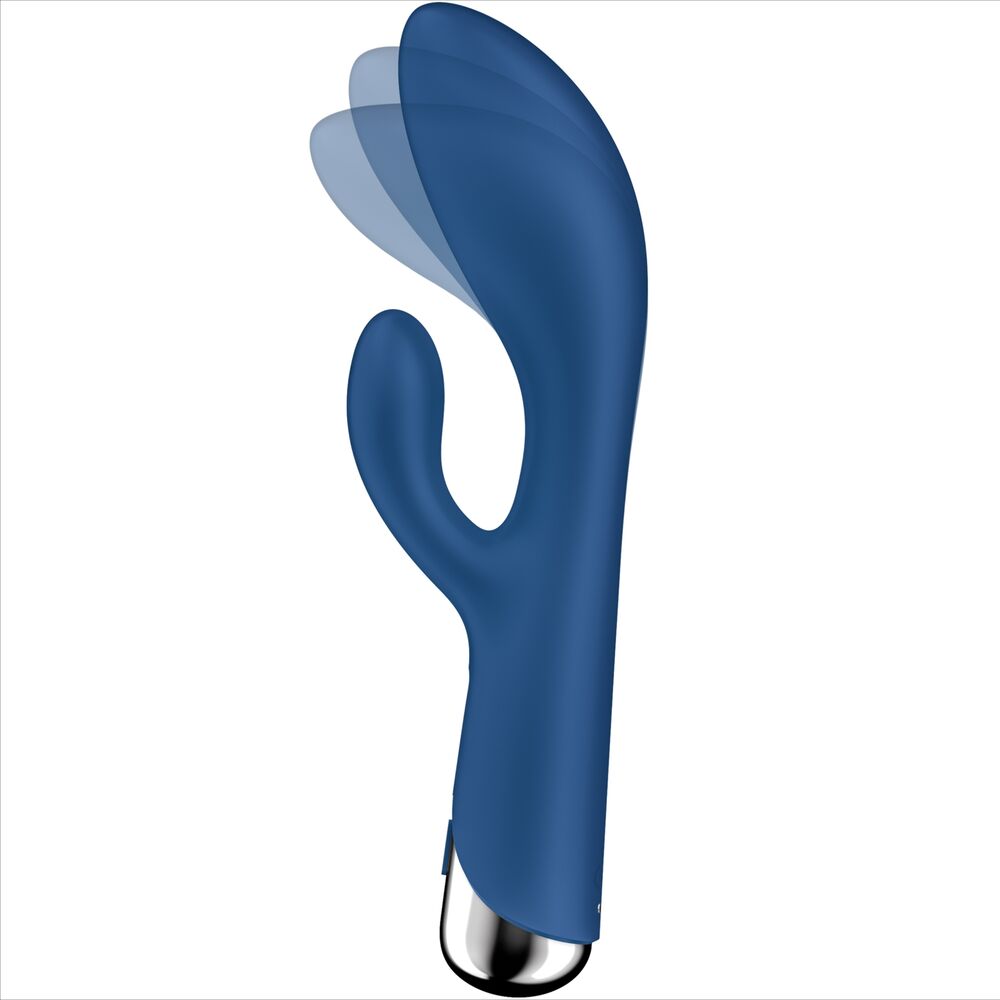 Vibratore Rabbit Satisfyer Spinning Rabbit 1 — Blu, 12 Modalità