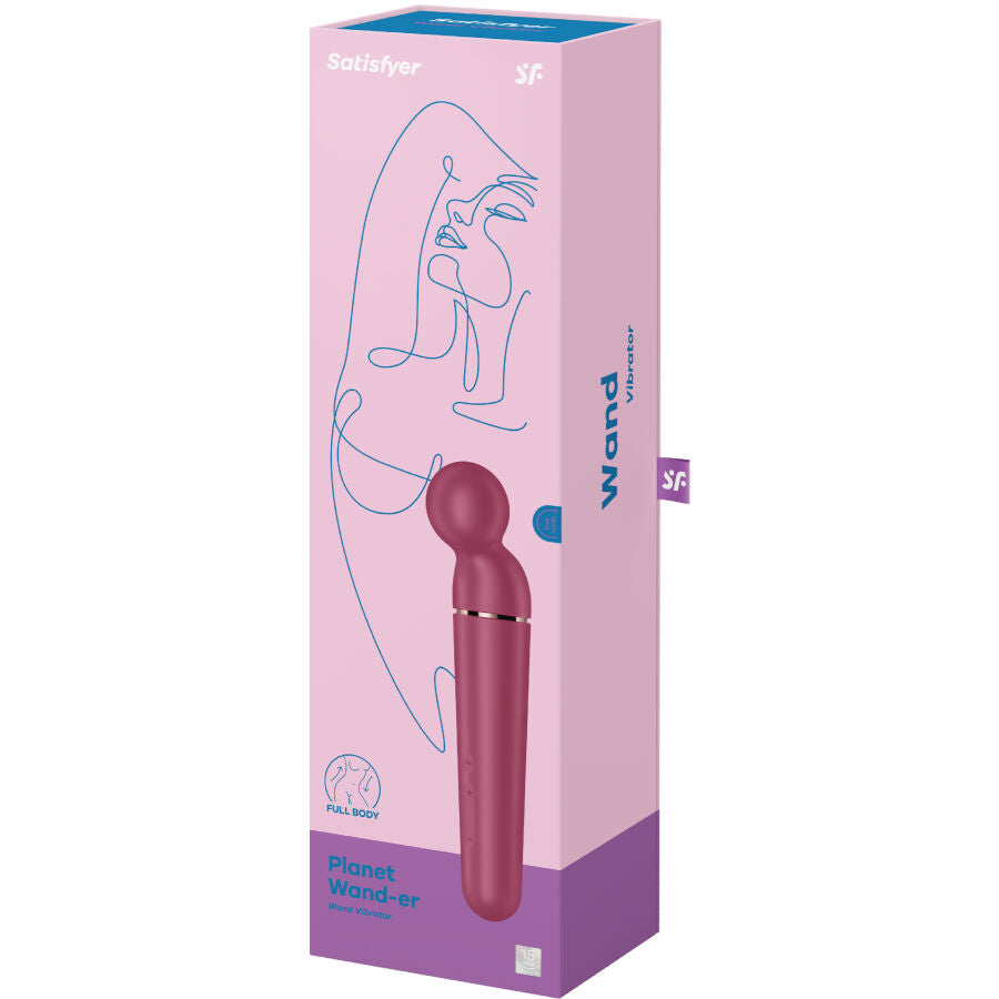 Vibratore Wand Satisfyer Planet Wand-Er — Berry