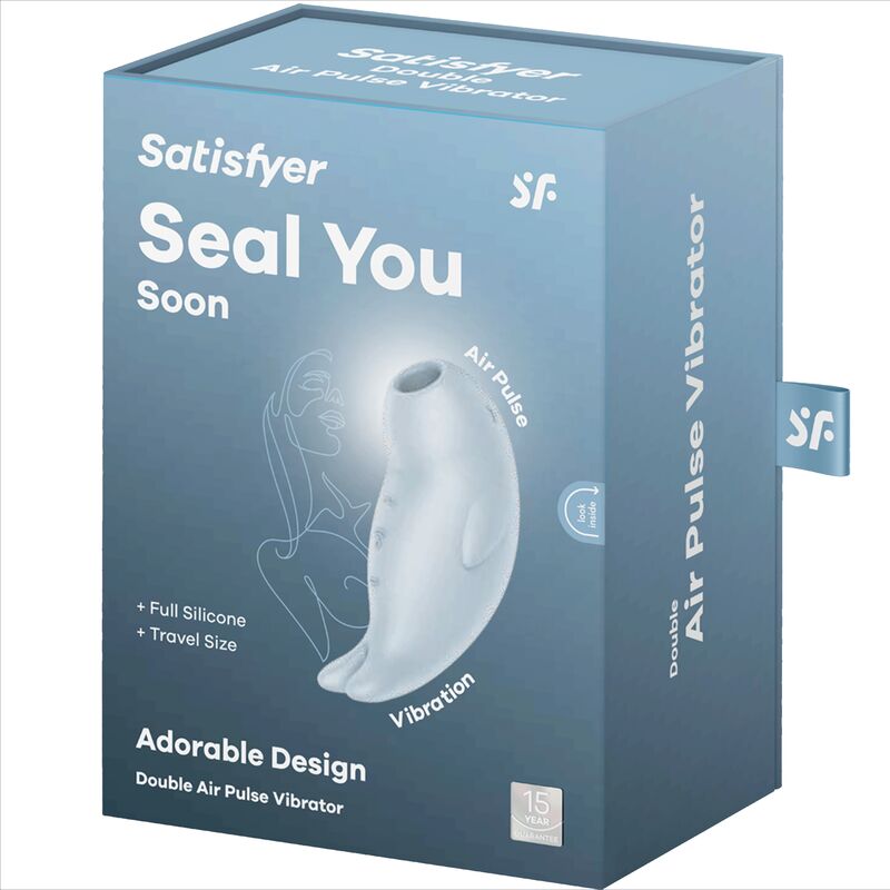 Succhia Clitoride Satisfyer Seal You Soon — Silicone, Air Pulse