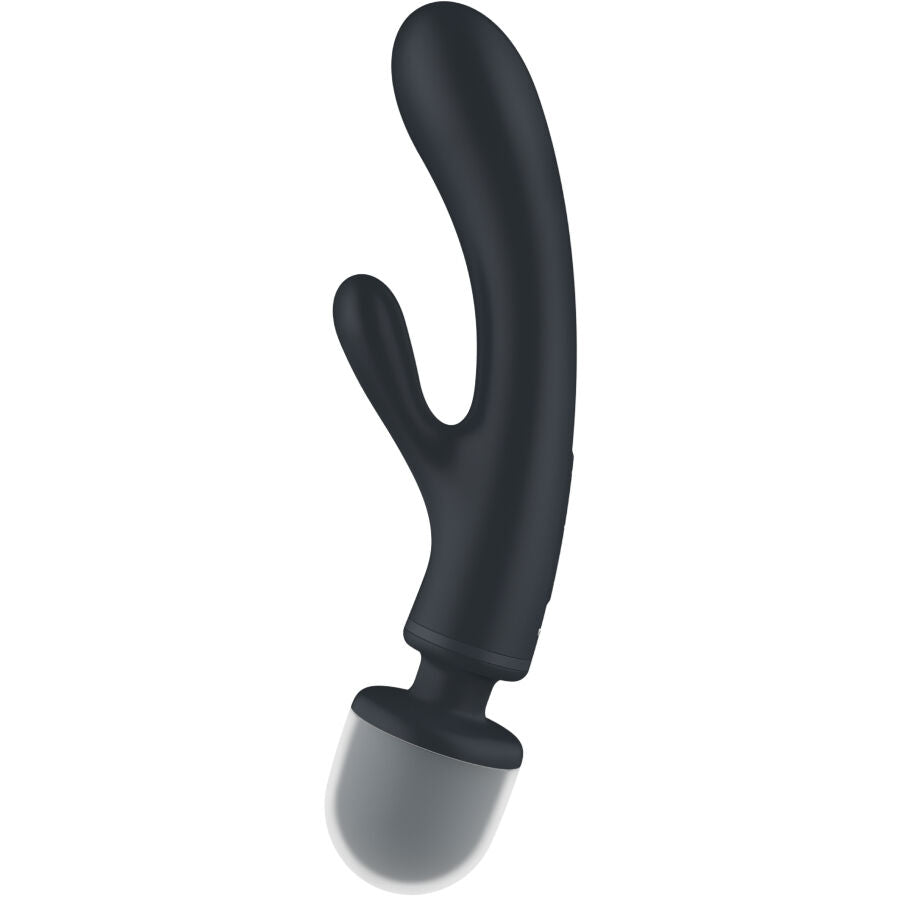 Vibratore Rabbit Satisfyer Triple Lover — 3 Motori, Grigio