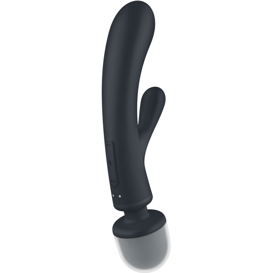 Vibratore Rabbit Satisfyer Triple Lover — 3 Motori, Grigio