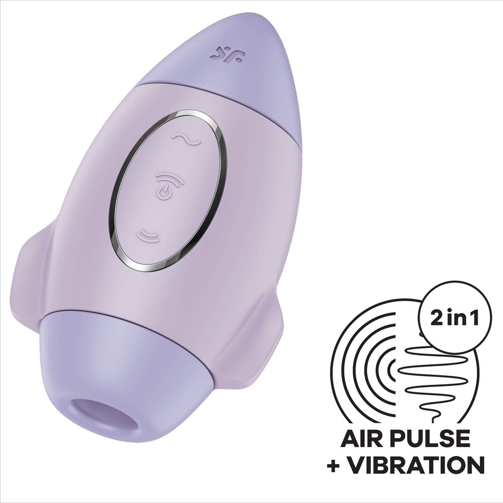 Succhia Clitoride Air Pulse Satisfyer Mission Control — Lilla