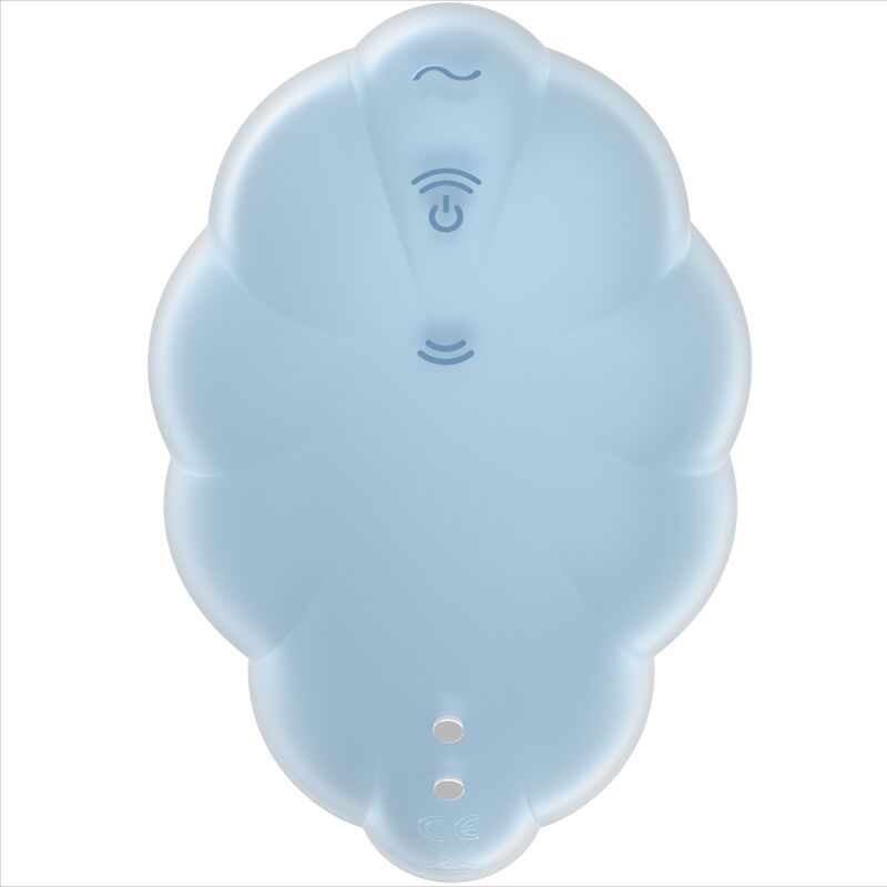 Succhia Clitoride Air Pulse Satisfyer Cloud Dancer — Blu