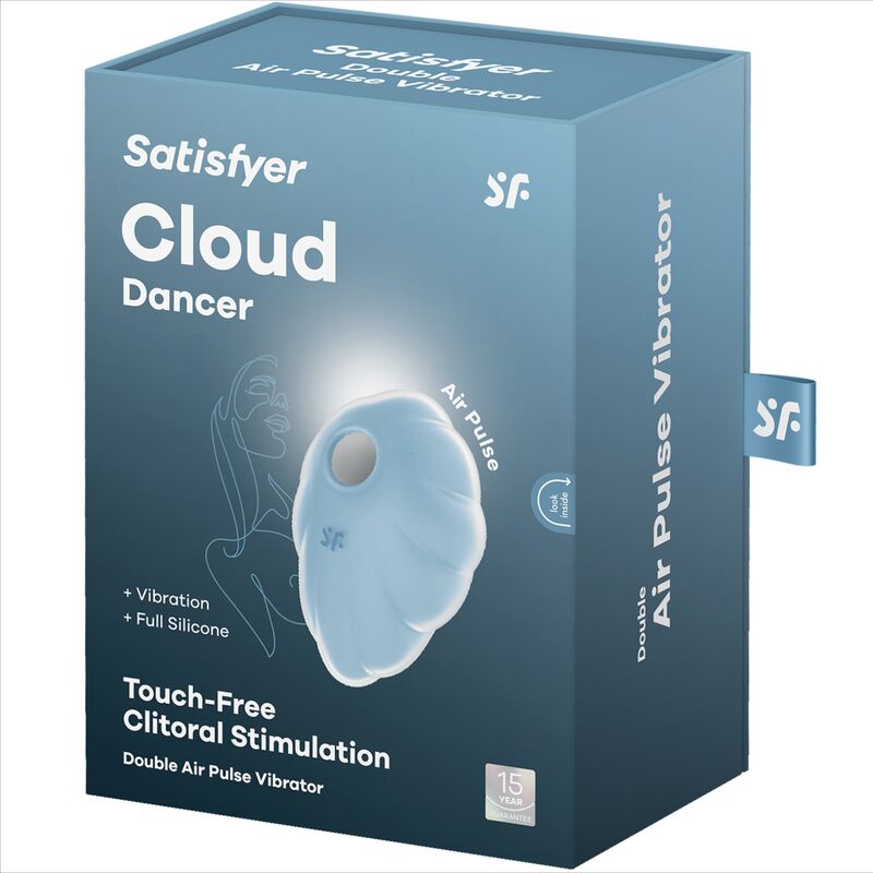 Succhia Clitoride Air Pulse Satisfyer Cloud Dancer — Blu