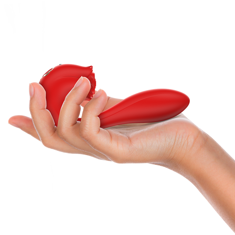 Succhia Clitoride con Tapping Mia Selena — Silicone, Rosso