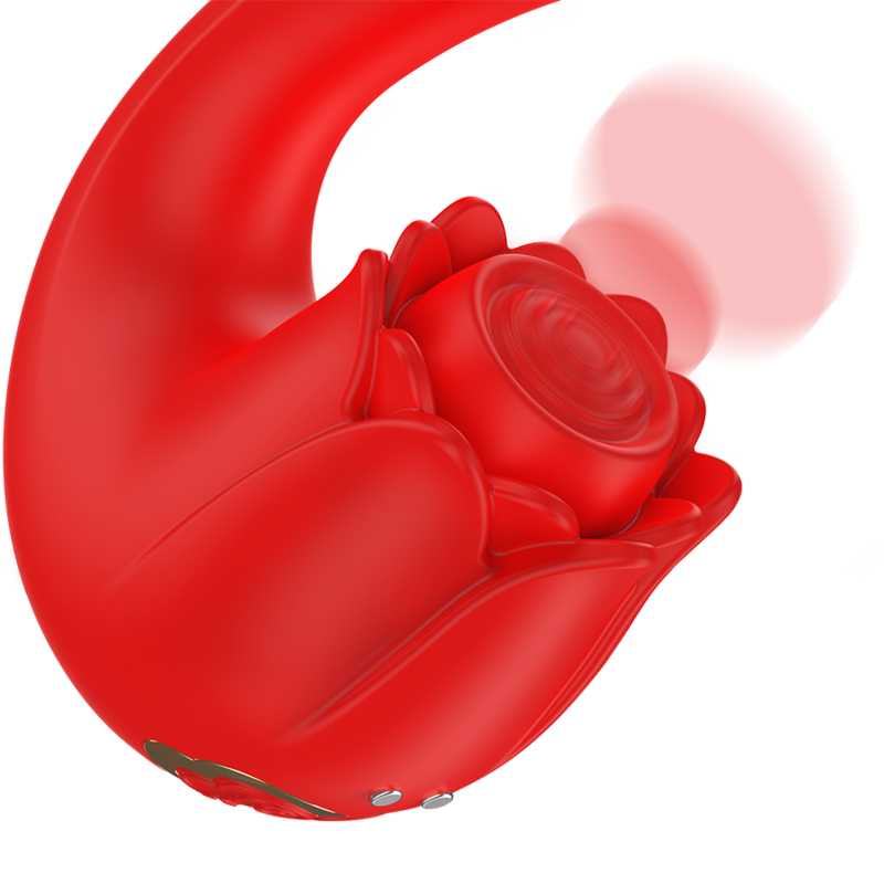 Succhia Clitoride con Tapping Mia Selena — Silicone, Rosso