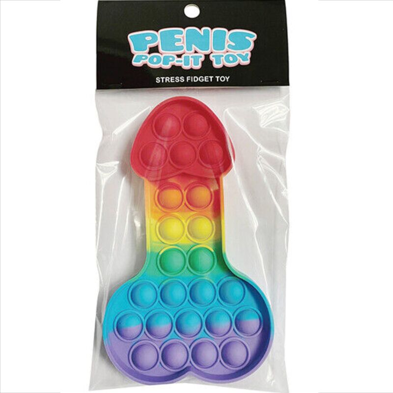 Giocattolo Antistress Pene Pop-It Kheper Games — Multicolore