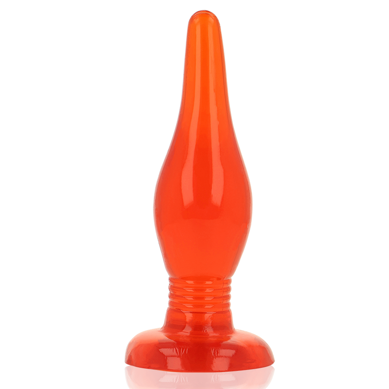 Plug Anale con Ventosa Baile Soft Touch — 14,2 cm, Rosso