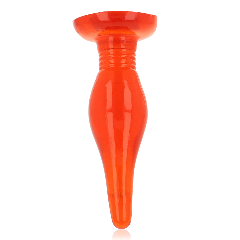 Plug Anale con Ventosa Baile Soft Touch — 14,2 cm, Rosso