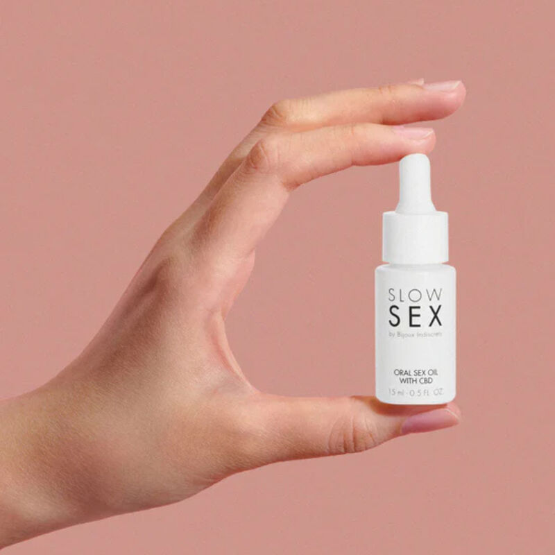 Olio per Sesso Orale con CBD Bijoux Slow Sex — 15 ml
