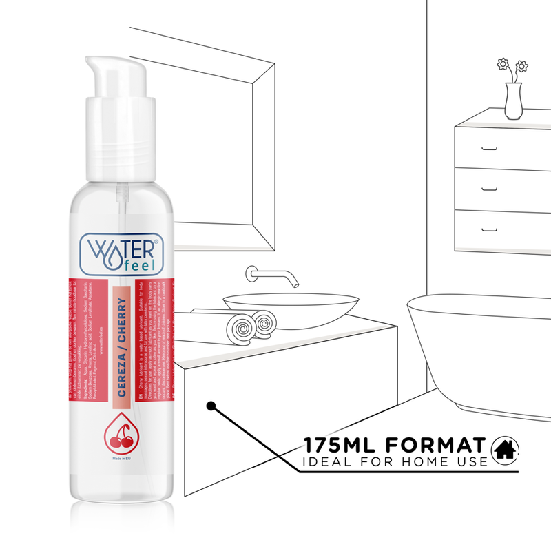 Lubrificante Intimo Base Acqua Waterfeel — Ciliegia, 175 ml
