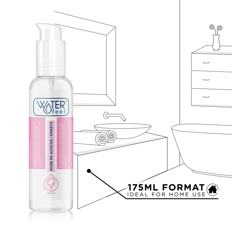 Lubrificante Intimo Base Acqua Waterfeel Nuvola di Zucchero — 175 ml