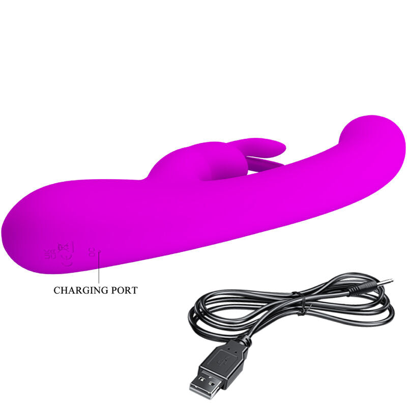Vibratore Rabbit Punto G Pretty Love Lamar — Viola