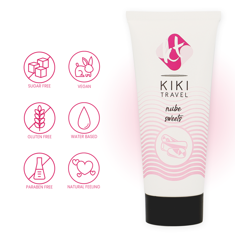 Lubrificante Intimo Base Acqua Kikí Travel Nube Dolci — 50 ml