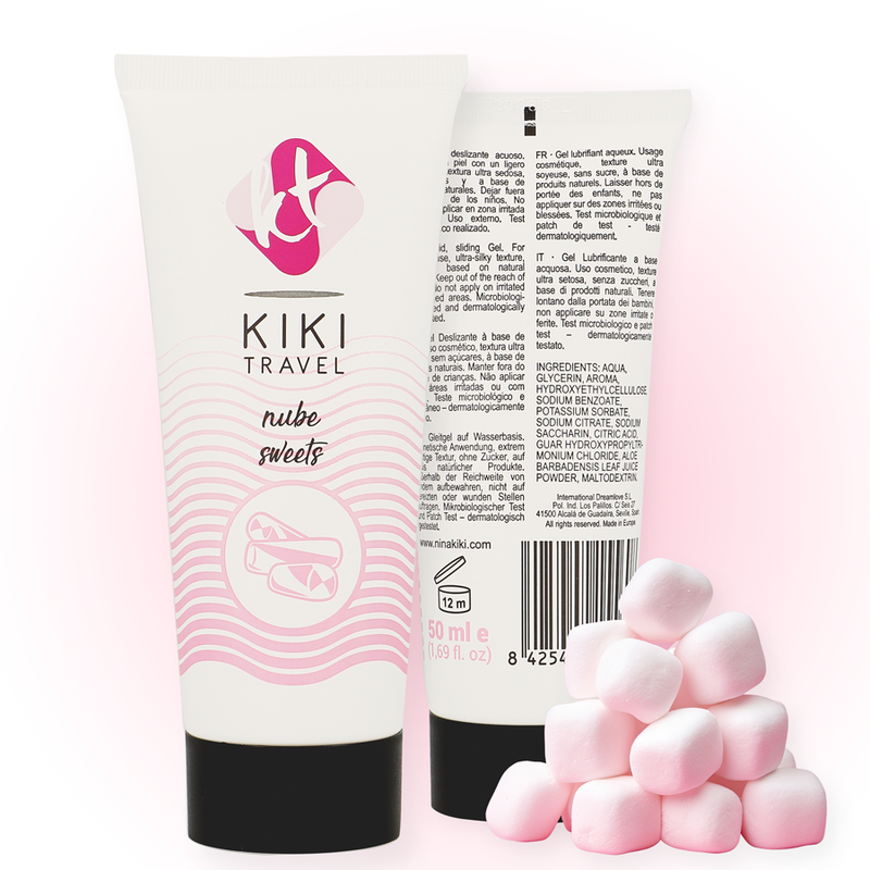 Lubrificante Intimo Base Acqua Kikí Travel Nube Dolci — 50 ml