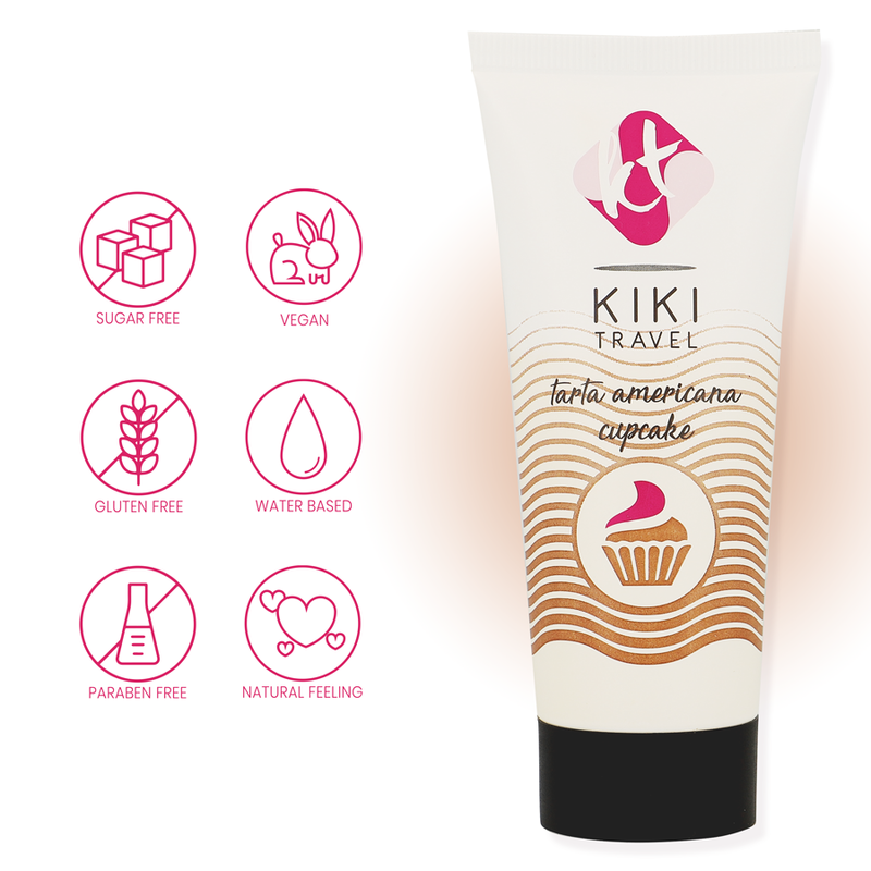 Lubrificante Intimo Base Acqua Kikí Travel Cupcake — 50 ml