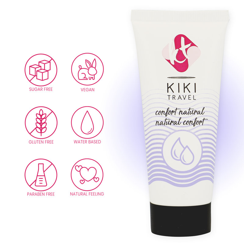 Lubrificante Intimo Base Acqua Kikí Travel Confort — 50 ml