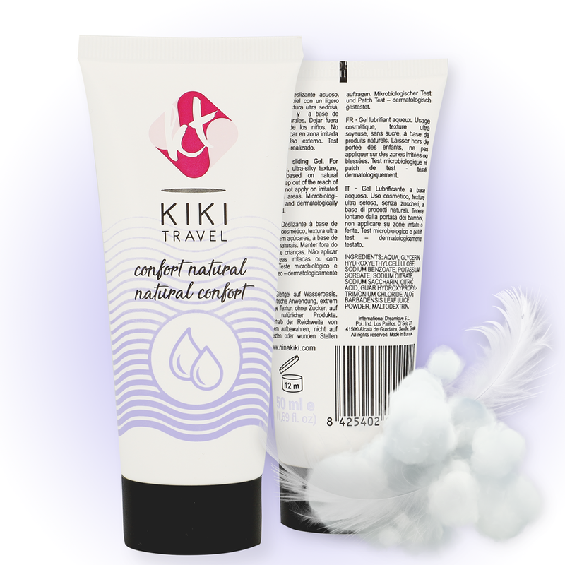 Lubrificante Intimo Base Acqua Kikí Travel Confort — 50 ml
