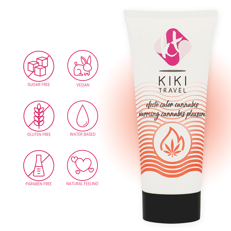 Lubrificante Intimo Base Acqua Kiki Travel Cannabis — 50 ml