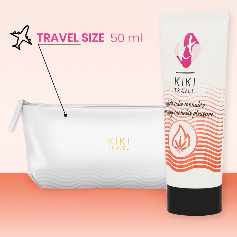 Lubrificante Intimo Base Acqua Kiki Travel Cannabis — 50 ml