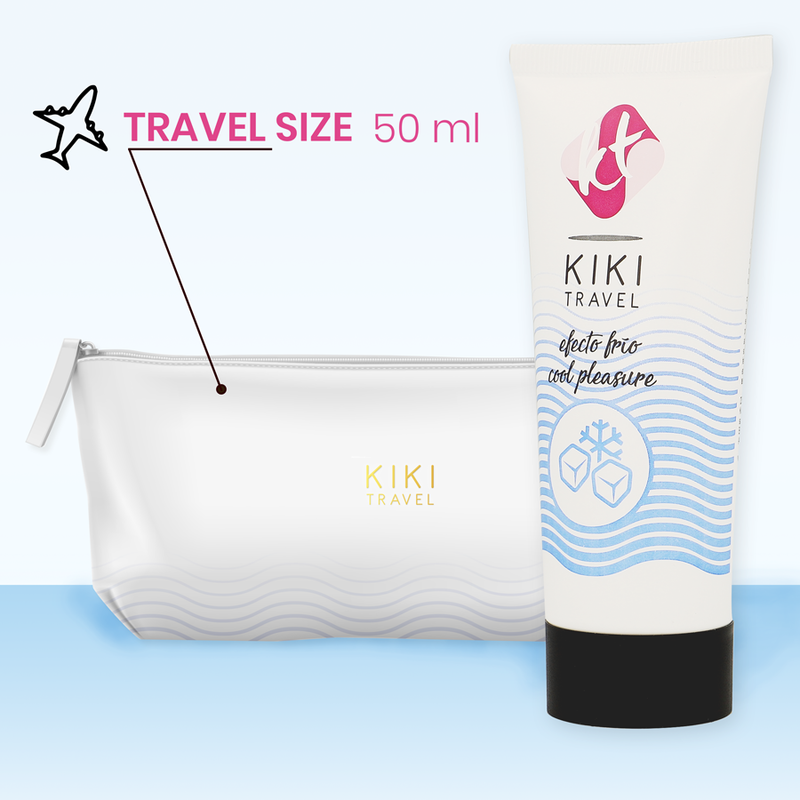 Lubrificante Intimo Effetto Freddo Kikí Travel — Base Acqua, 50 ml