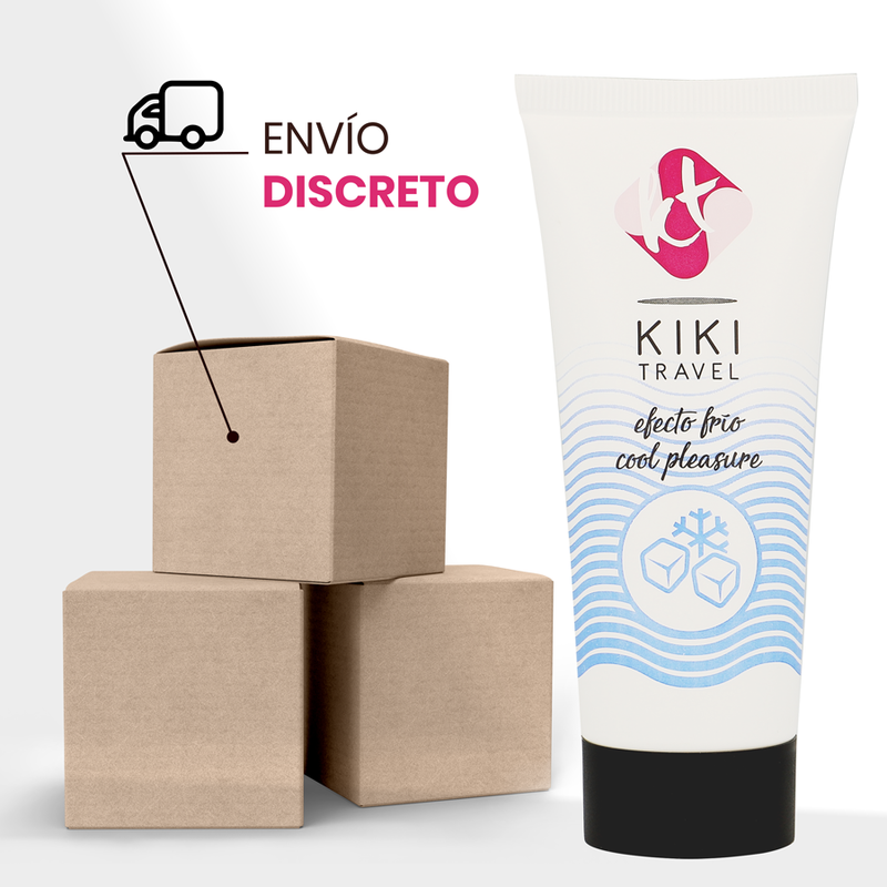 Lubrificante Intimo Effetto Freddo Kikí Travel — Base Acqua, 50 ml