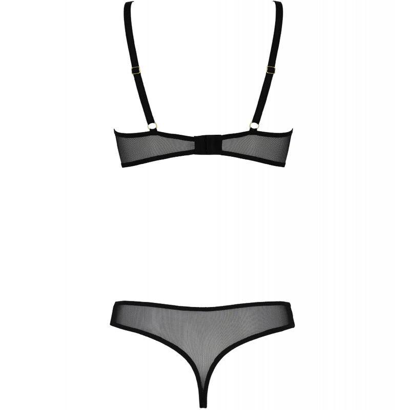 Body Erotico Passion Marina — Coppe Aperte, Nero L/XL