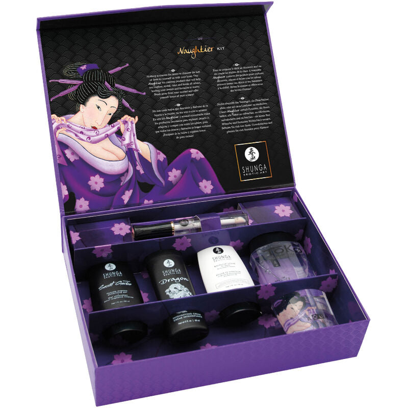 Kit Cosmetici Intimi Afrodisiaci Shunga Naughtier — Set Completo