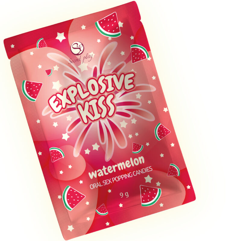 Caramelle Scoppiettanti per Sesso Orale Secret Play — Anguria
