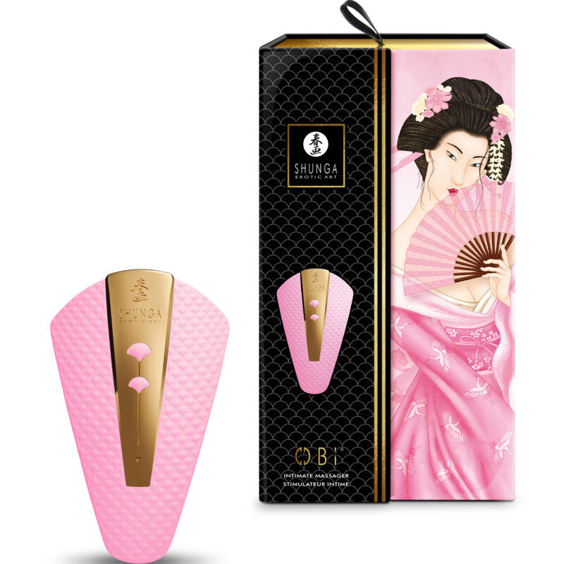 Stimolatore Vulvare Shunga Obi — Silicone, 10 Modalità