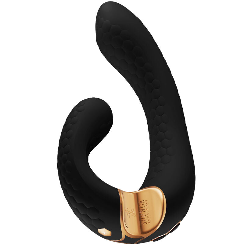 Vibratore Rabbit Clitoride e Punto G Shunga Miyo — Nero
