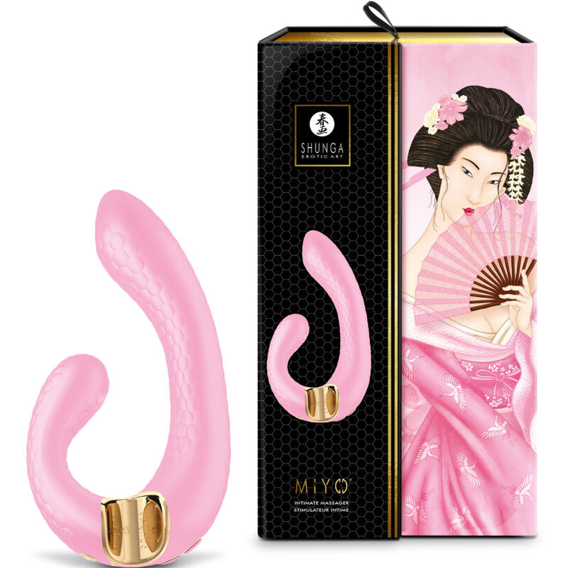 Vibratore Rabbit Punto G Shunga Miyo — Rosa