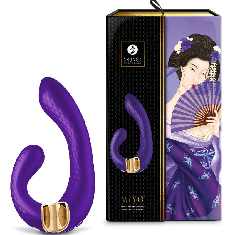 Vibratore Rabbit Punto G Shunga Miyo — Viola