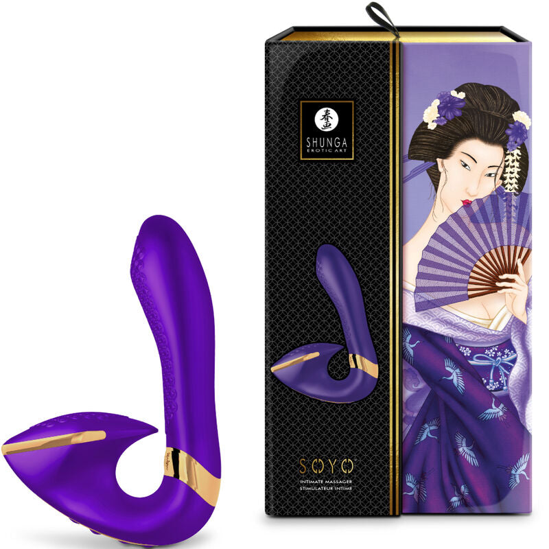 Stimolatore Vulvare Shunga Soyo — Vibratore Clitoride, Viola