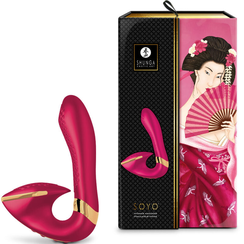 Stimolatore Vulvare Shunga Soyo — Vibrazioni Clitoride, Fucsia