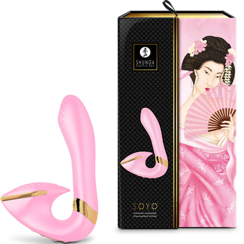 Stimolatore Vulvare Shunga Soyo — Vibrazioni Multisensoriali, Rosa
