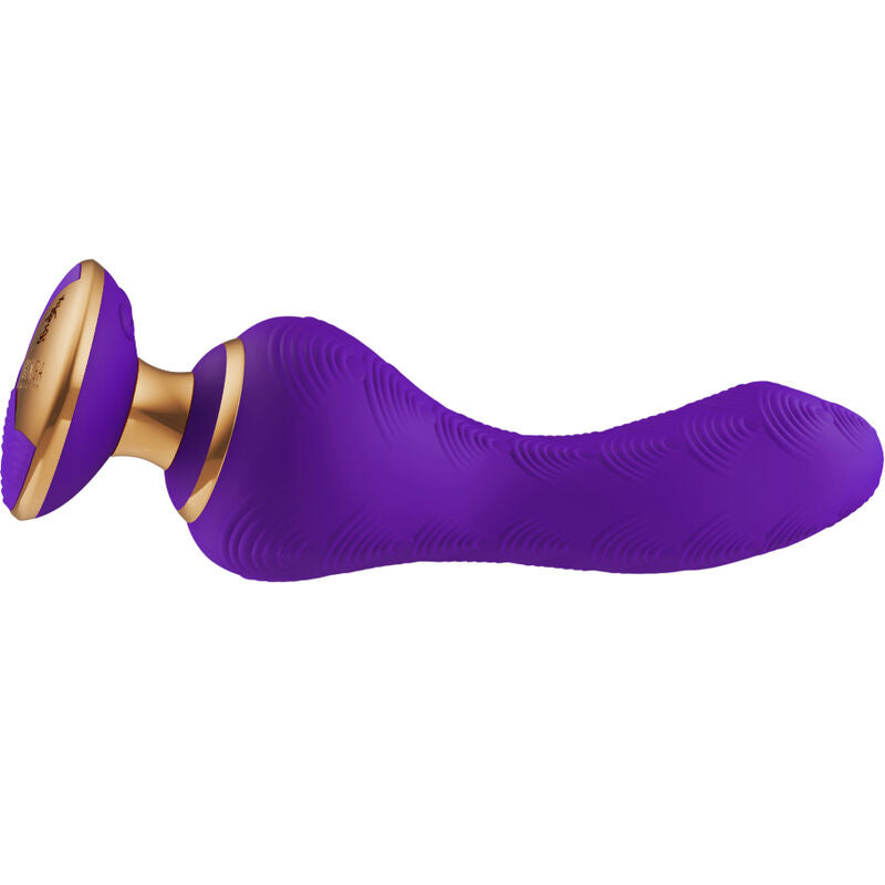Vibratore Clitoride e Vaginale Shunga Sanya — Viola