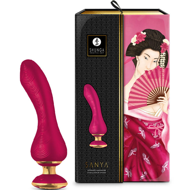 Vibratore Clitoride Shunga Sanya — Silicone, Fucsia