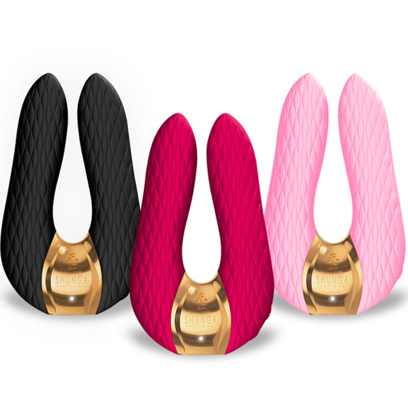 Stimolatore Clitoride Shunga Aiko — Silicone, 10 Modalità