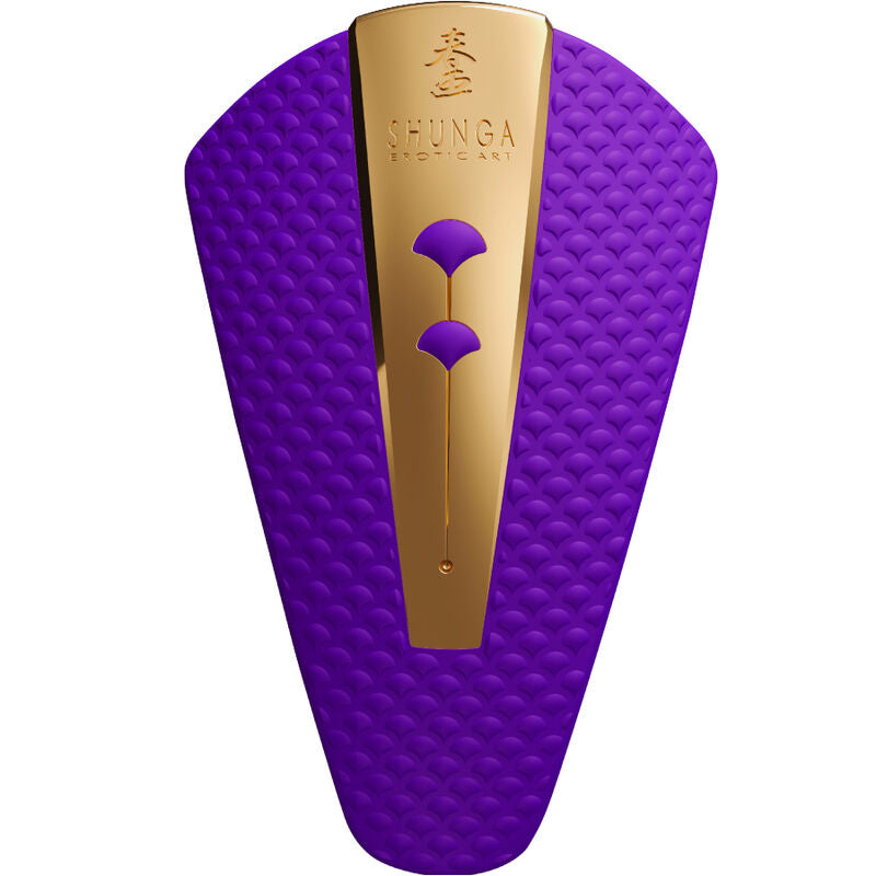 Stimolatore Vulvare Shunga Obi — Silicone, 10 Modalità, Viola