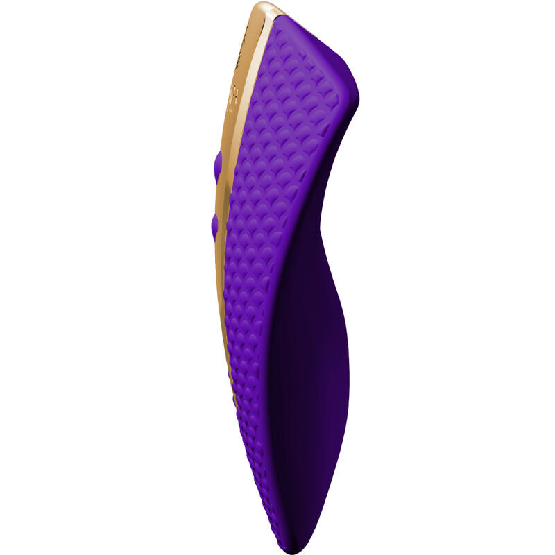 Stimolatore Vulvare Shunga Obi — Silicone, 10 Modalità, Viola